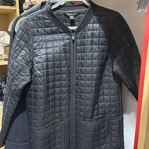 Athleta Black Quilted Jacket, Small